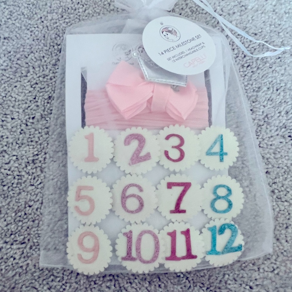 14 piece milestone kit. Brand new